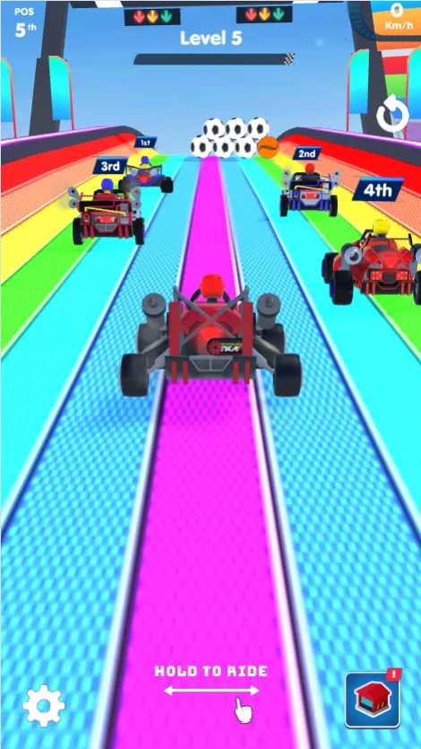 Kart Yarışı Ekran Görüntüsü 1